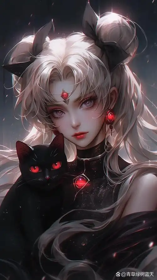 绝美暗黑系动漫头像壁纸|美少女战士