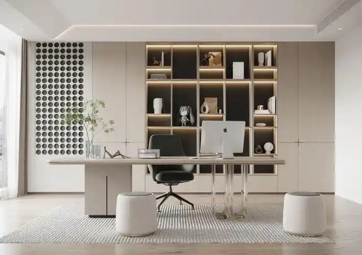 整体书柜「整体书柜效果图大全2020款」 - 业奇网