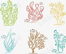 海草简笔画海草简笔画带颜色