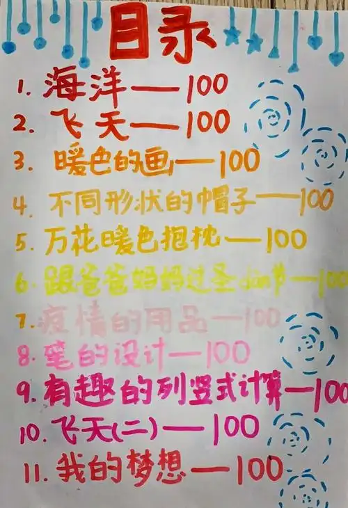 下面来介绍一下我这个学期的作业吧,先来看看我的目录!