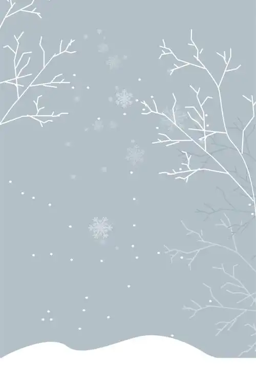 小雪节气海报背景素材