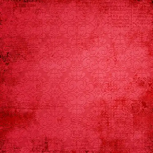 复古怀旧花纹红色纸张背景高清图片