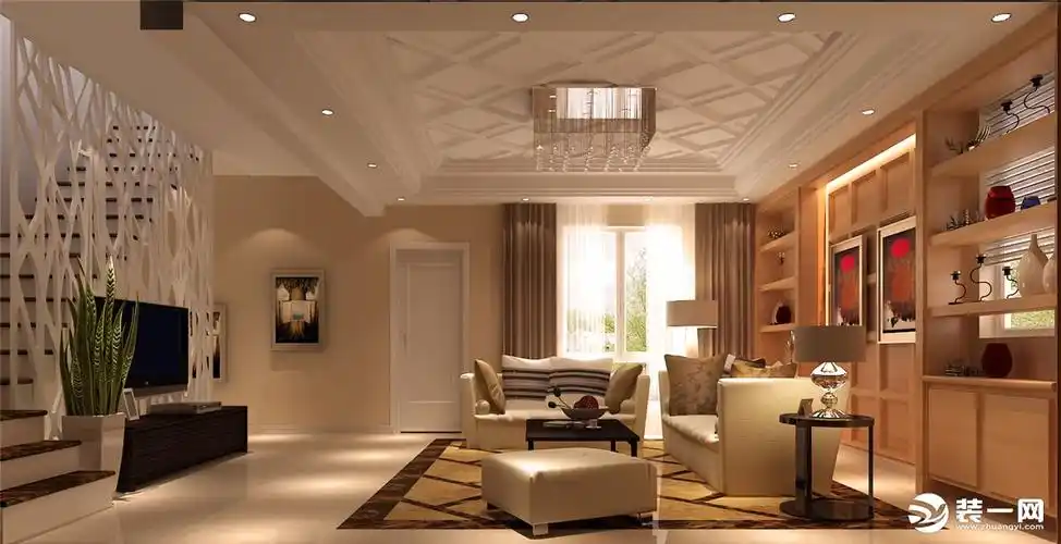 全包圆装饰龙湖香醍溪岸北区293平别墅现代简约风格