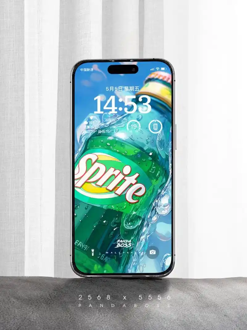 夏日壁纸 | 看一眼就解渴的清凉雪碧壁纸 清新的雪碧,冰冷中带着温柔