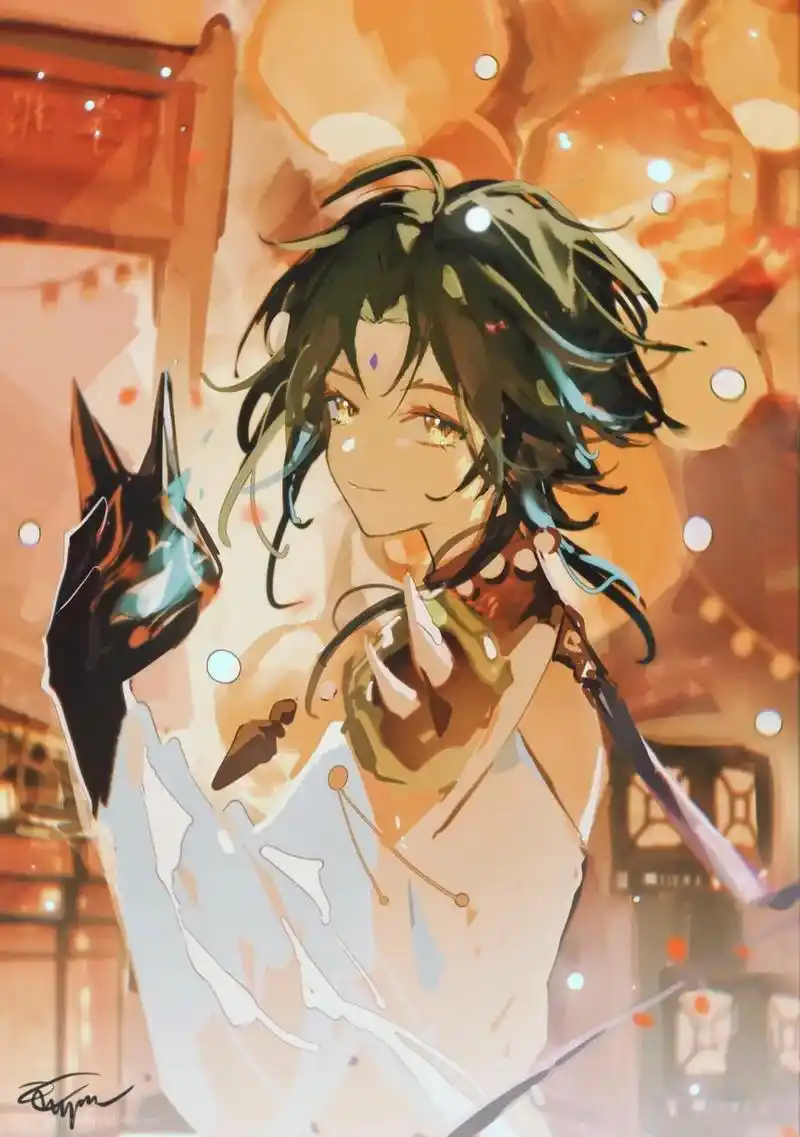 原神#魈#壁纸分享 是魈宝哇! - 抖音