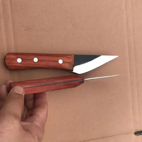 手工制作w18老锋钢锯条嫁接刀芽接刀接树刀接芽刀嫁接工具接花刀