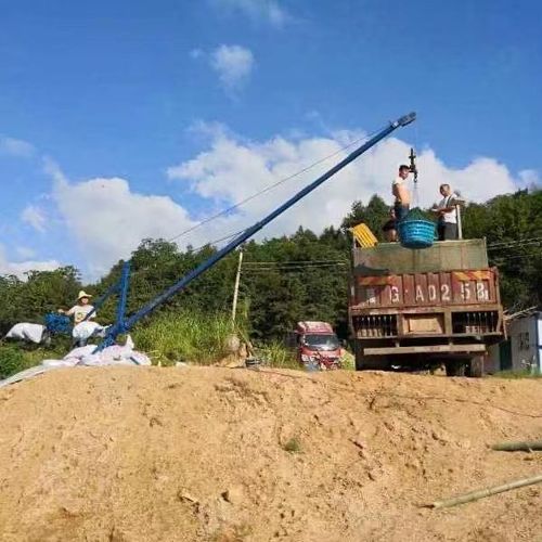 吊鱼机渔塘水库池塘装车卸货提升小吊机220v380v可旋转小型吊鱼机
