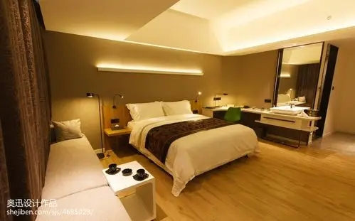 酒店客房效果图_主题酒店装修_设计本专题