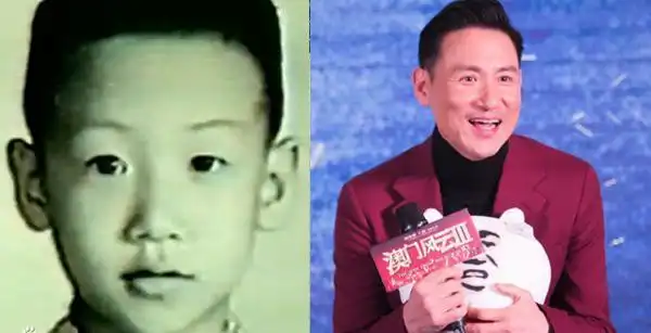 周润发小时候就显出了霸气的味道,有一种谁惹我我打谁的感觉