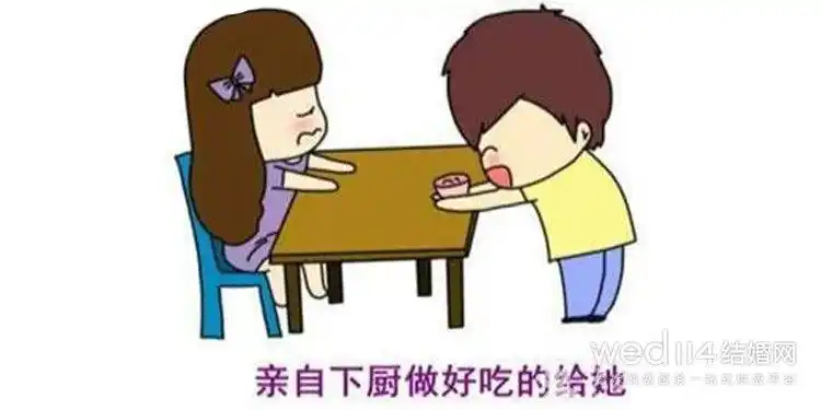 惹老婆生气后,能让老婆开心最好的办法就是亲自下厨做好吃的给他吃