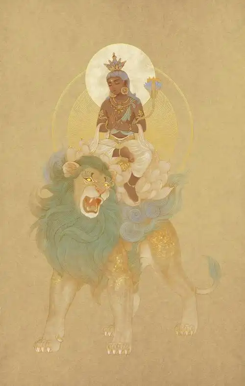 文殊菩萨像欣赏