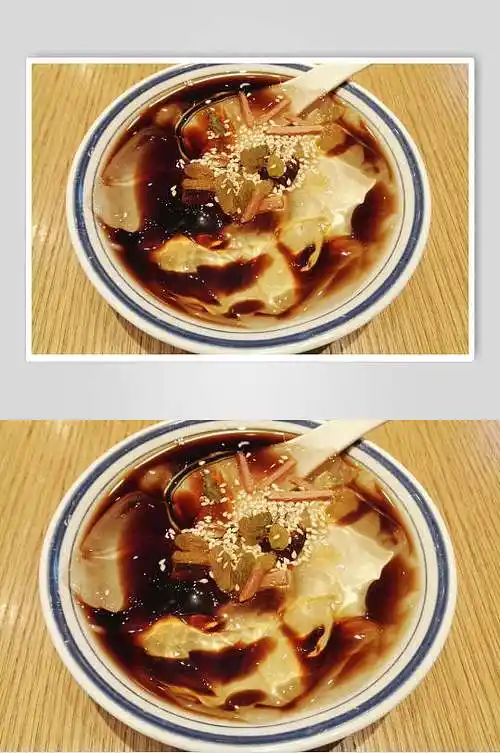 特色冰粉食物摄影图片