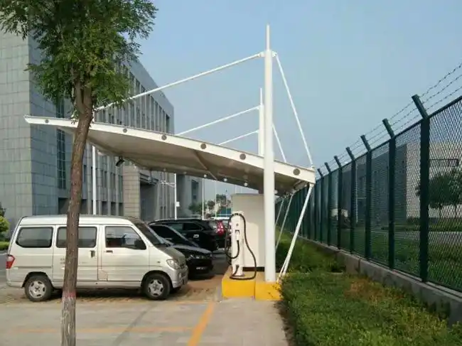 拉杆型膜结构车棚