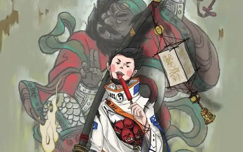 【procreat绘画】【插画】想做一个道士,闲云野鹤,降妖除魔