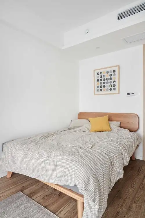 89平清新北欧三居卧室装修布置图