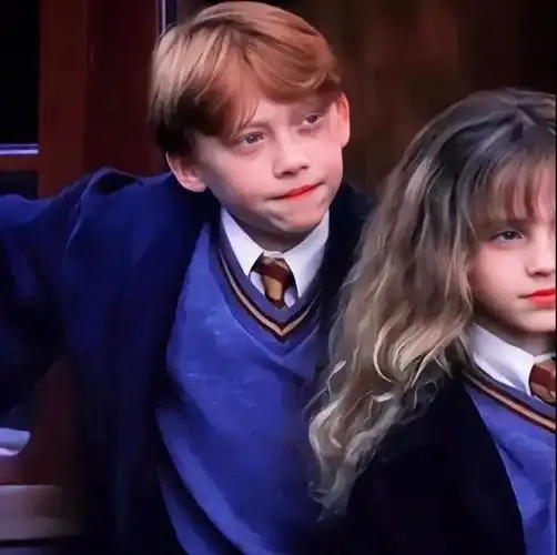 赫敏罗恩情侣头像