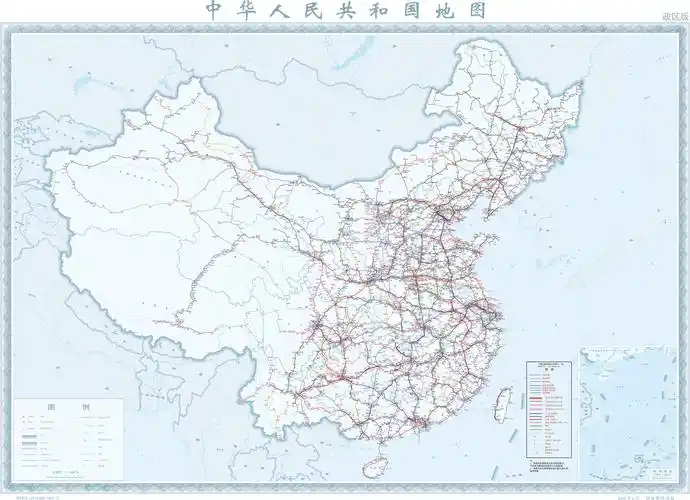 中国铁路地图20150301