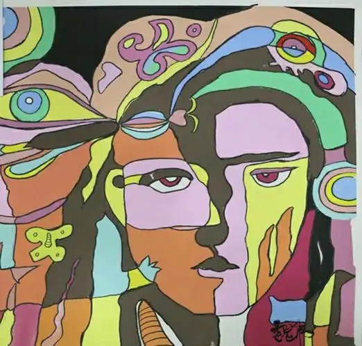 延安大学鲁迅艺术学院设计专业17级设计色彩作业-人物篇