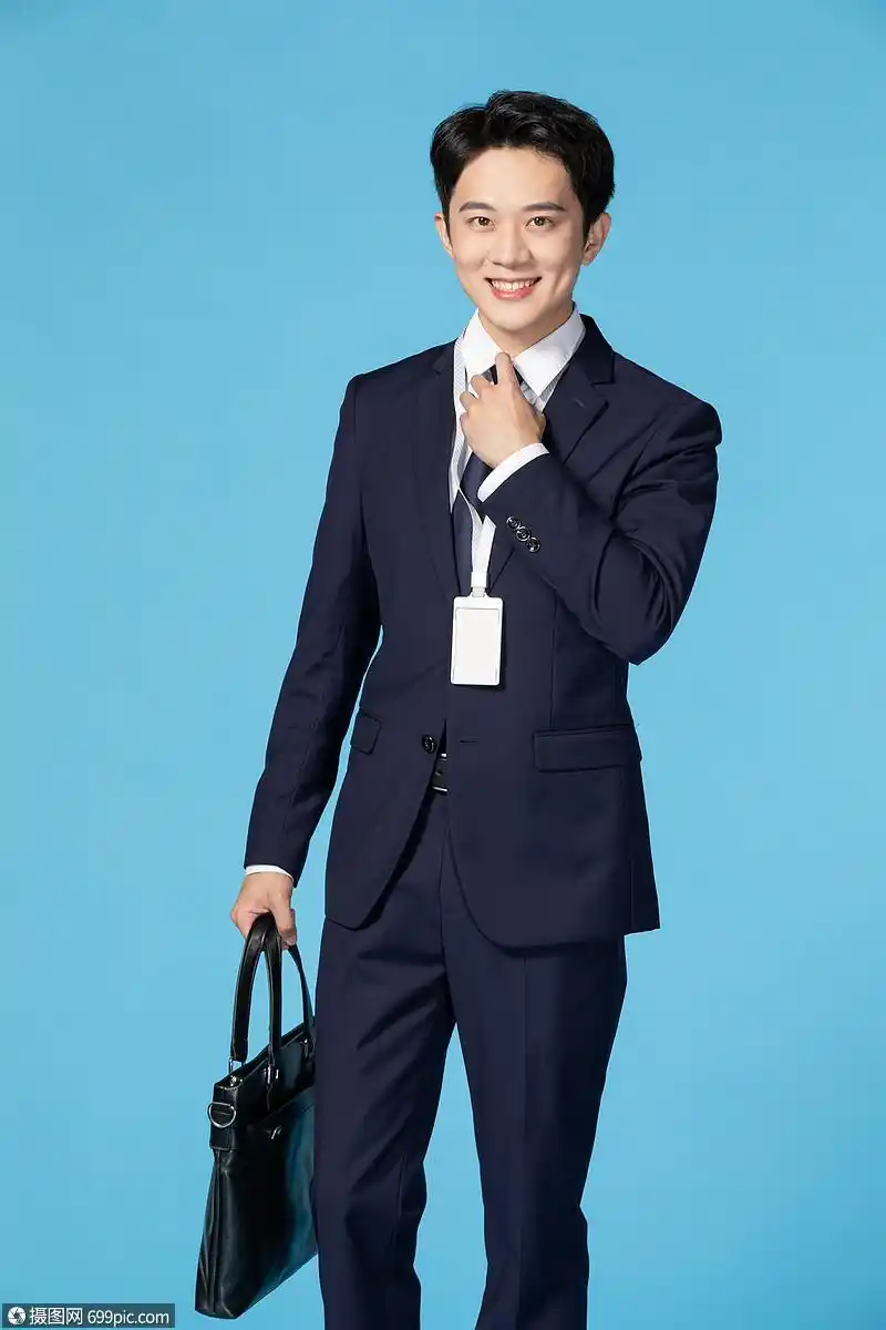 商务男士形象正装模特