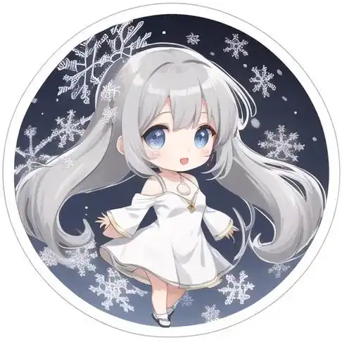 雪花飘落,清凉冬雪|头像分享.#二次元 #头像 #头像分享  - 抖音