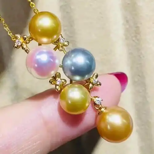 天然海水珍珠吊坠