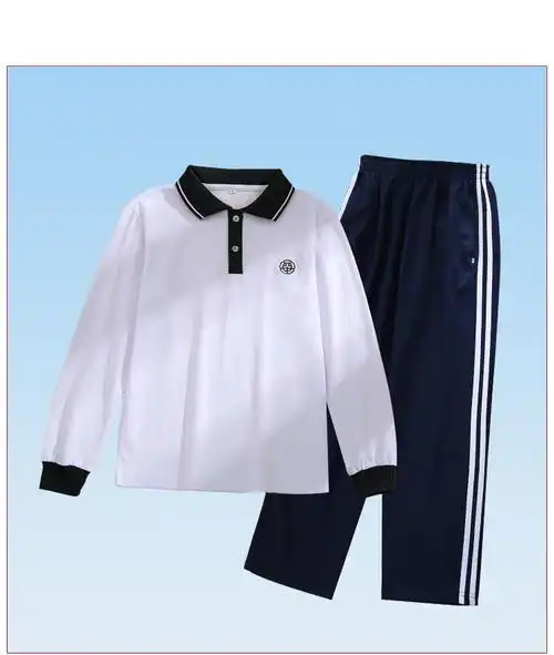 北京四中高中生校服学院风套装薄款长袖秋衣韩版夏季短袖班服定制