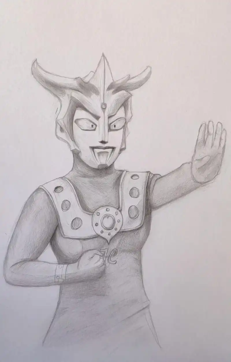 雷欧奥特曼 #绘画  - 抖音