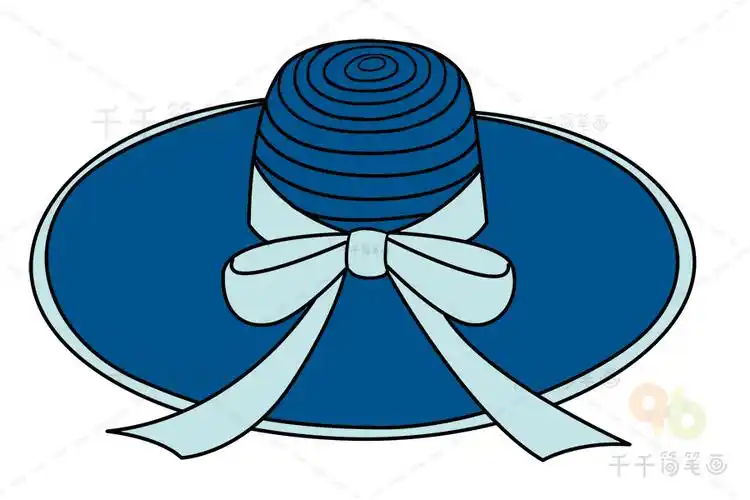 一波帽子简笔画图片大全简单好看一起画吧