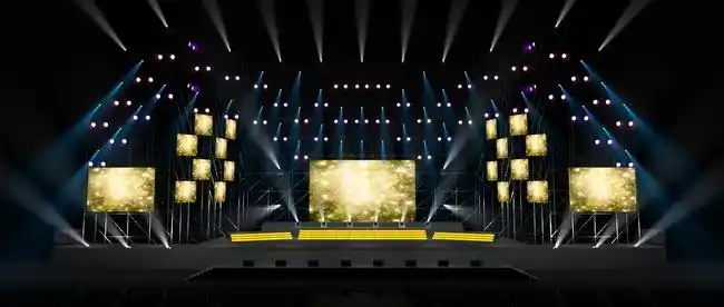 演唱会舞台舞美设计效果图