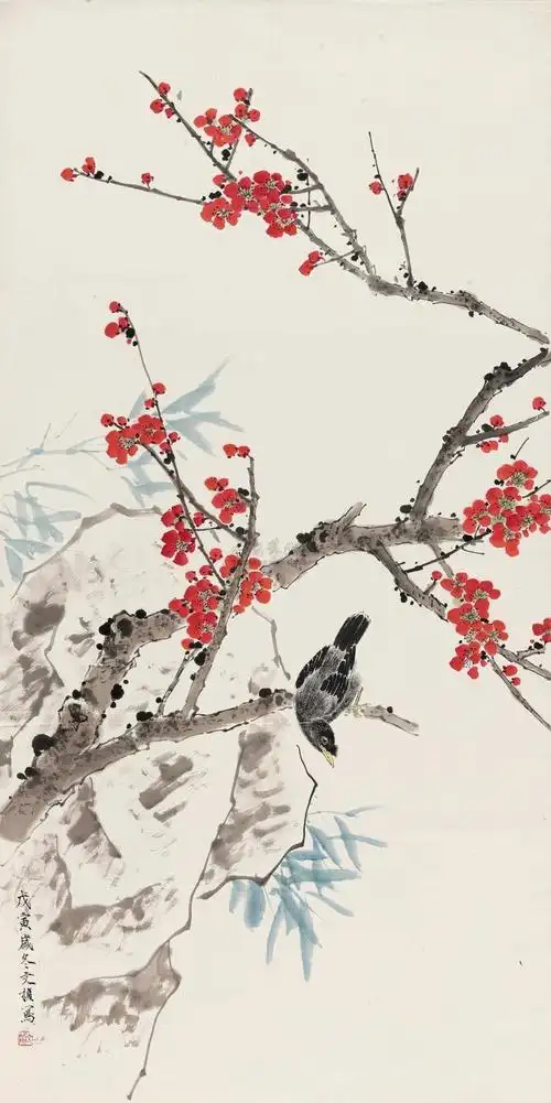 龚文桢工笔花鸟画