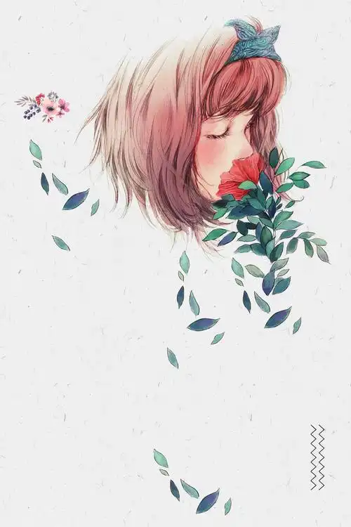 日系小清新文艺海报背景素材