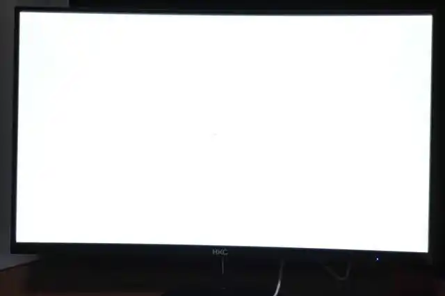 全白画面检测界面