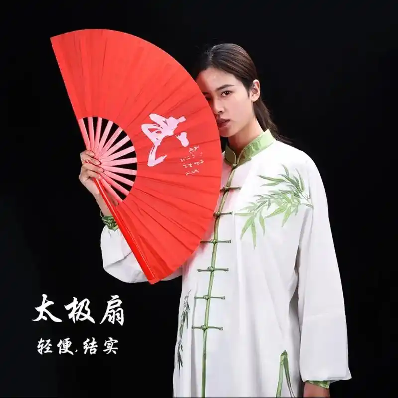 太极扇功夫演绎,霸气加厚97.武术扇太极扇功夫扇竹骨,采用加 - 抖音