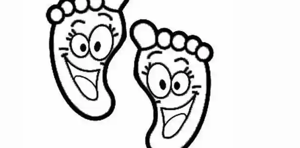 脚丫简笔画脚丫简笔画画法卡通脚掌简笔画图片关于脚的简笔画图片5幅