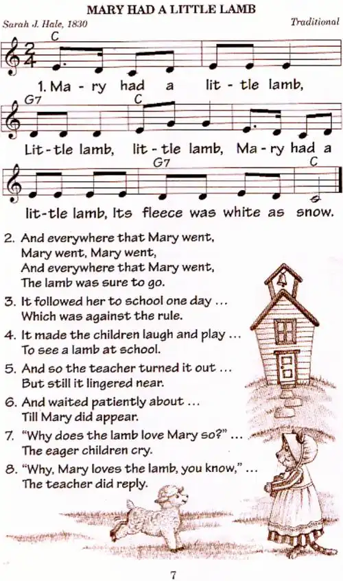 >《玛丽有只小羊羔》( i>mary had a little lamb /i>)是一首美国儿歌