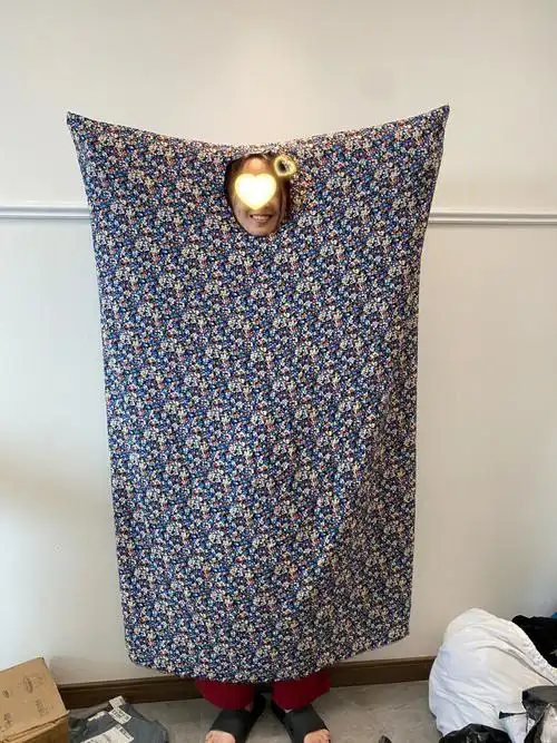 用一块布做一件多穿长裙