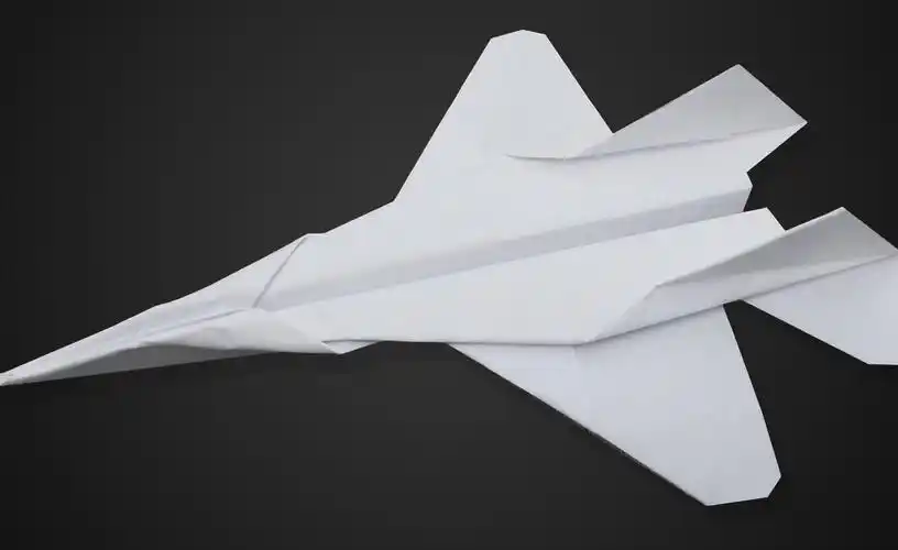 自制玩具-纸飞机-教折f15战斗机