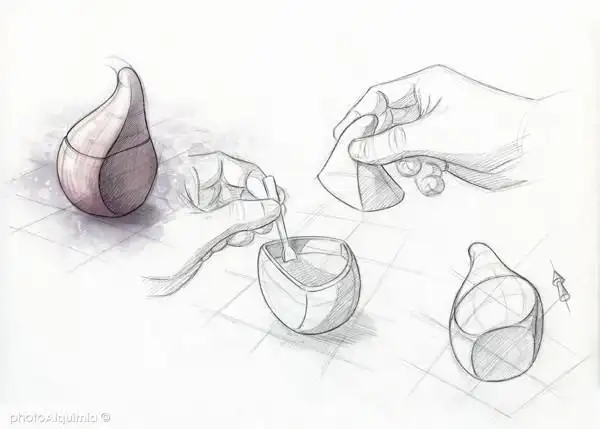 西班牙photoalquimia:蒜头造型陶瓷调味瓶ajor01 - 设计之家