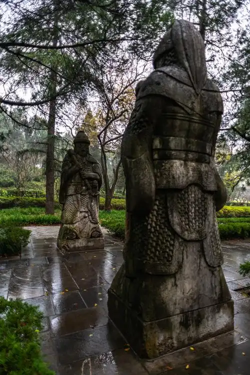 南京明孝陵翁仲路神道