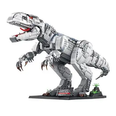 乐高恐龙积木儿童高难度拼装益智玩具男孩子礼物巨大型暴虐龙模型_双