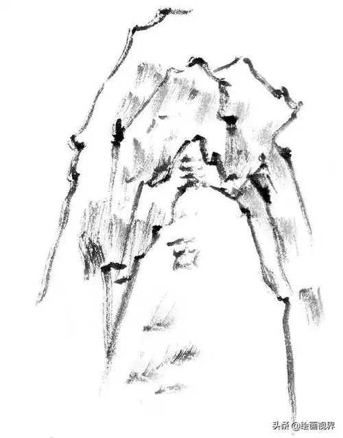 中国画中近重远淡怎么画教你常见3种画法简单易学