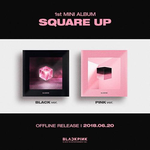 现货正版 blackpink专辑 粉墨 迷你1 square up cd唱片 小卡 周边