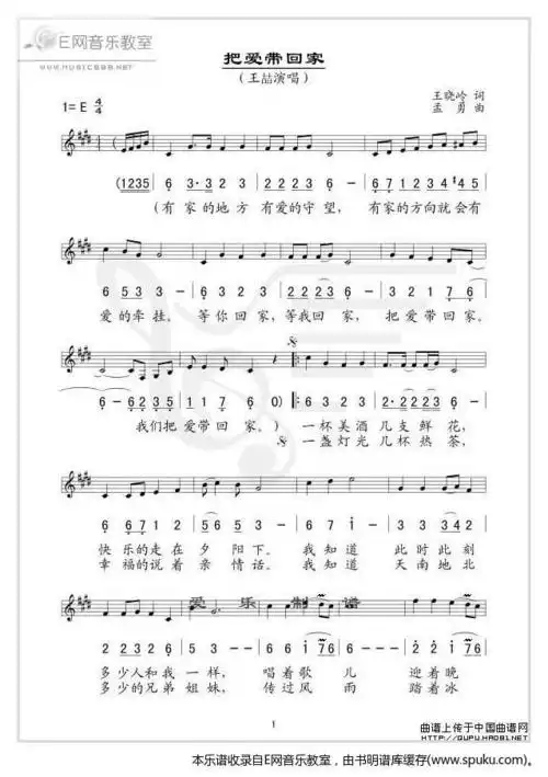 把爱带回家 王喆