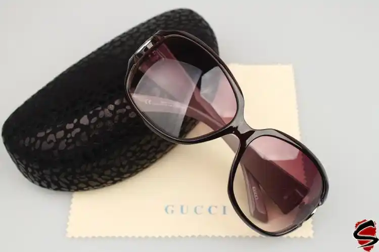 特价实拍 女士古奇眼镜 古驰太阳镜 gucci 3043 茶色