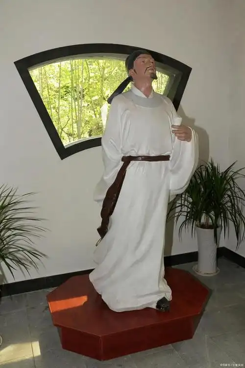 李白雕像,志存高远.