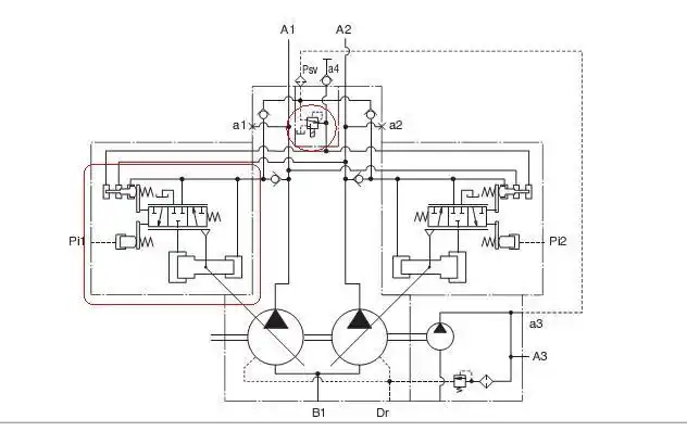 液压泵的液压系统图!求助!谢谢
