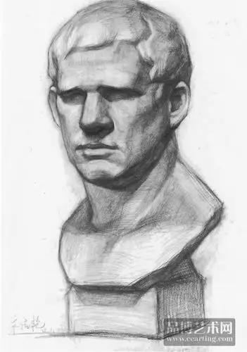 优秀石膏素描欣赏——阿格里巴
