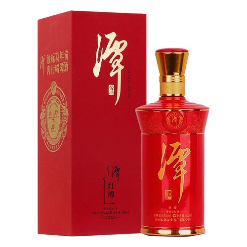 潭酒红谭53度500ml*1瓶礼盒装 酱香型白酒  219元