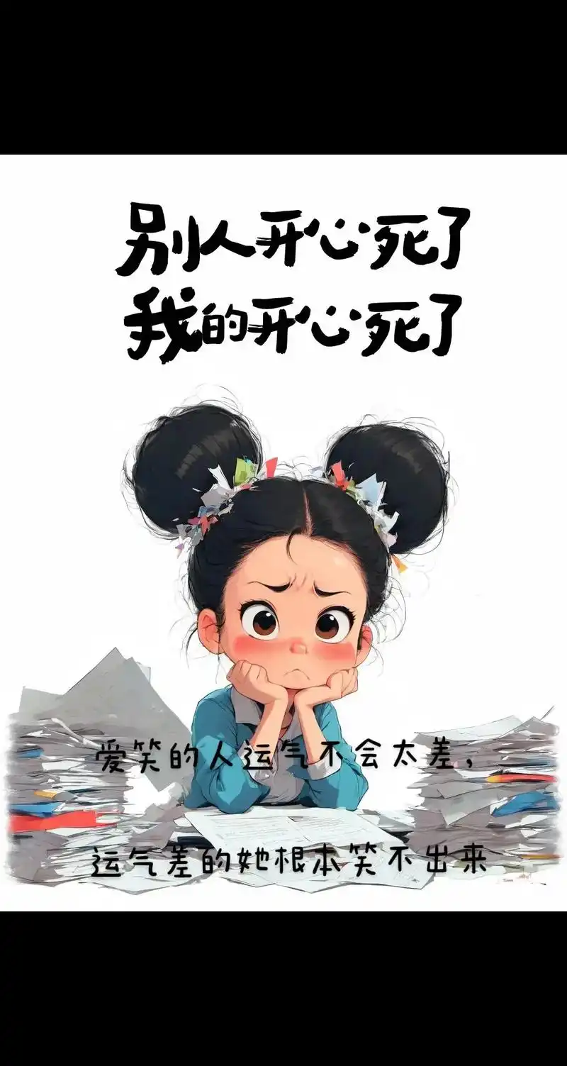 爱笑的人运气不会太差, 运气差的她根本笑不出来