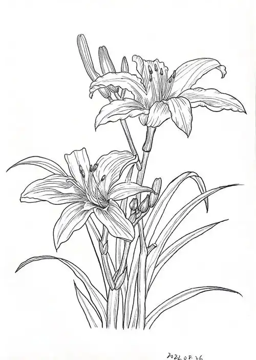 第360天打卡萱草